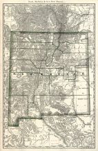 New Mexico 1879 State Map 17x25, New Mexico 1879 State Map